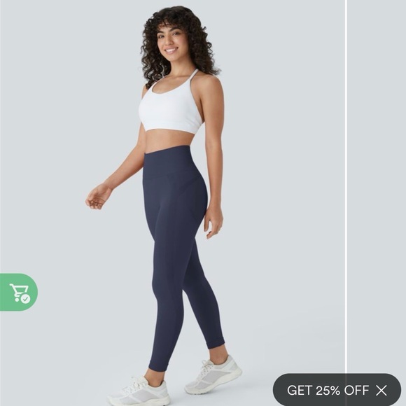 HALARA Seamless Flow Navy Blue Leggings - Picture 6 of 7